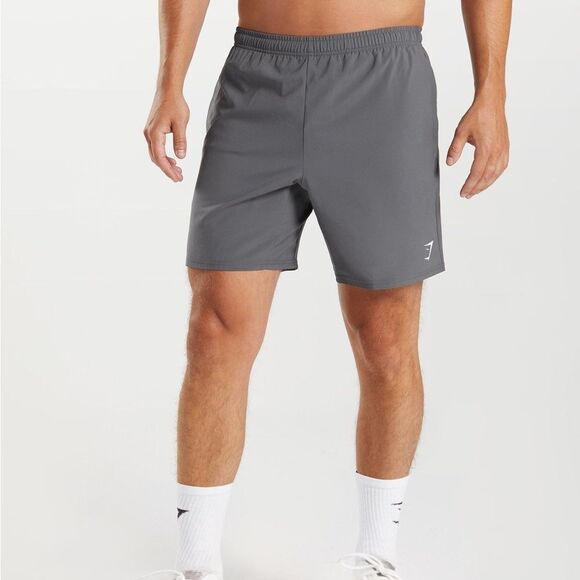 Gymshark ARRIVAL 7" SHORTS Size M Grey NWT in packaging - Picture 1 of 5
